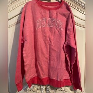 Love in Red Cozy Crew Neck Sweatshirt